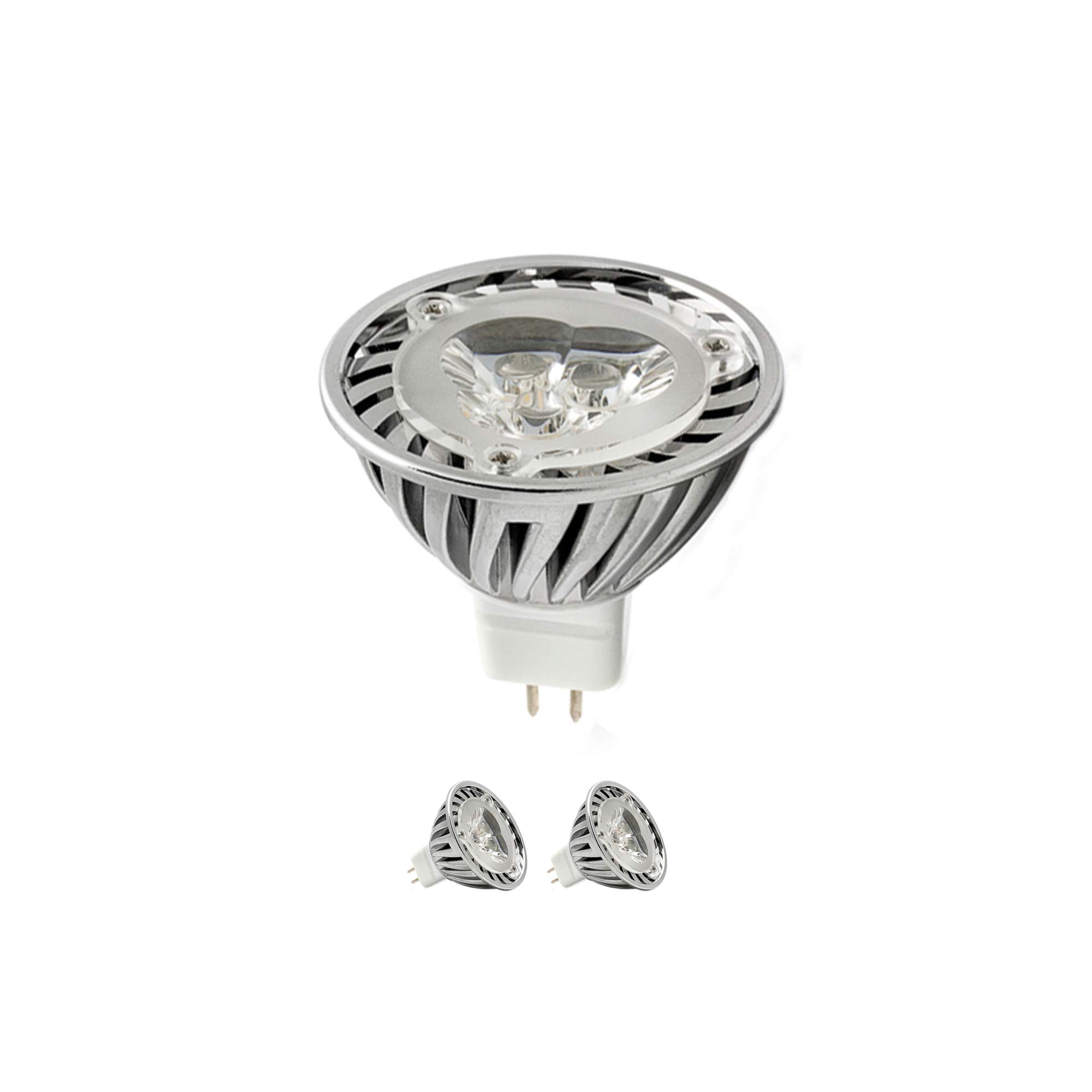 Mirrorstone+ Pack of 2 MR16 LED Spotlight 4W, 300 Lumens Prolight, 50,000 Hour Lifespan, 45 Degree Beam Angle, Cool White 6000K