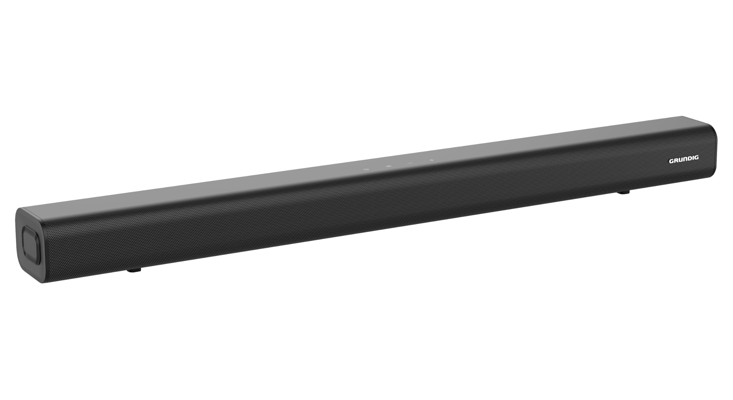 GRUNDIG Barra de Sonido 2.0 DSB 991, diseño Delgado, Potencia de Salida de 2 x 25 W, conexión inalámbrica, Bluetooth 5.4, HDMI (ARC-CEC), USB, Entrada óptica y AUX, Color Negro