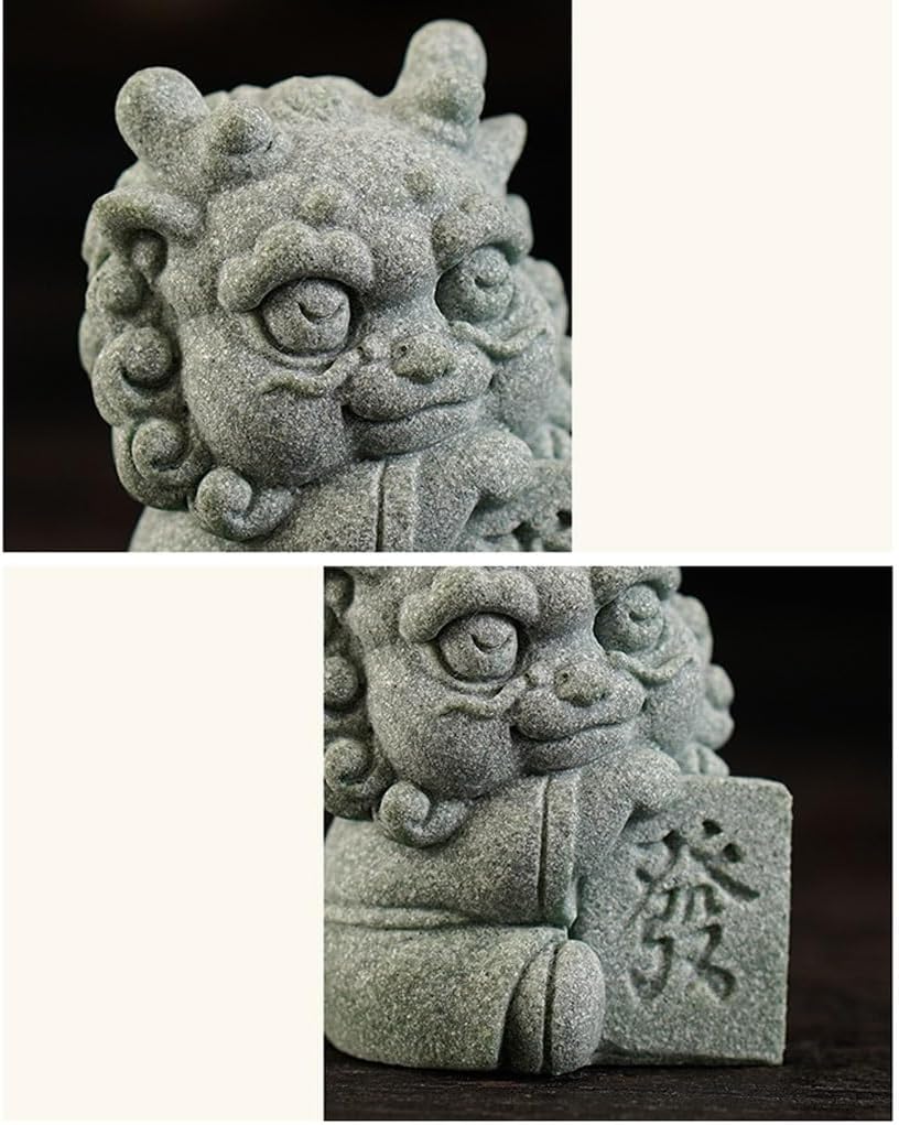 Desktop Decoration Tea Pet Ornaments, Creative Fortune-Making Dragon Fish Tank Landscaping, Opening Gifts, Desktop Ornaments Sculptures Home Decor