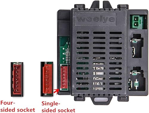 Miniatura 4 de wellye RX43 (RX23) 12 V Niños Powered Ride on Car 2.4G Bluetooth Control remoto y receptor Kit de controlador caja de control Accesorios para niños