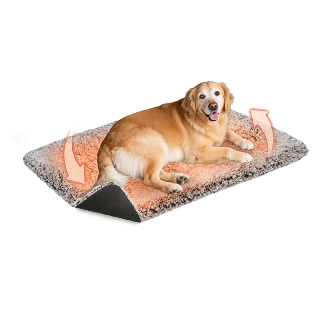 Votoko Manta para Gatos y Perros: 115x72cm Alfombra Térmica, Manta Térmica Lavable Antideslizante para Perros