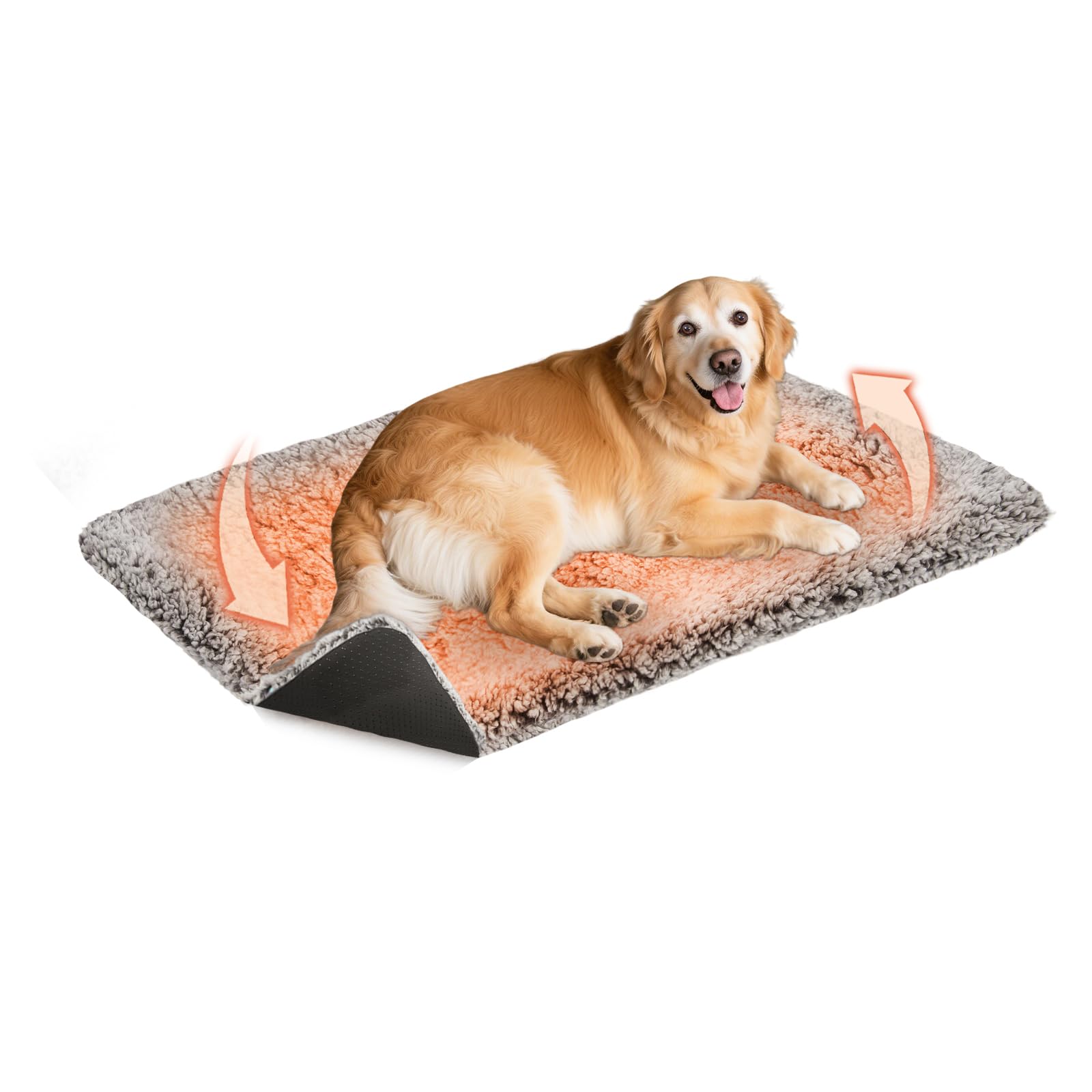 115x72cm Selbstwärmende Katzendecke Extra Groß für Katzen und Hunde, Abnehmbar Selbstheizende Decke Heizdecke Ohne Strom Geräuschlos Flauschig, Waschbare Katzendecke Winter Outdoor Indoor