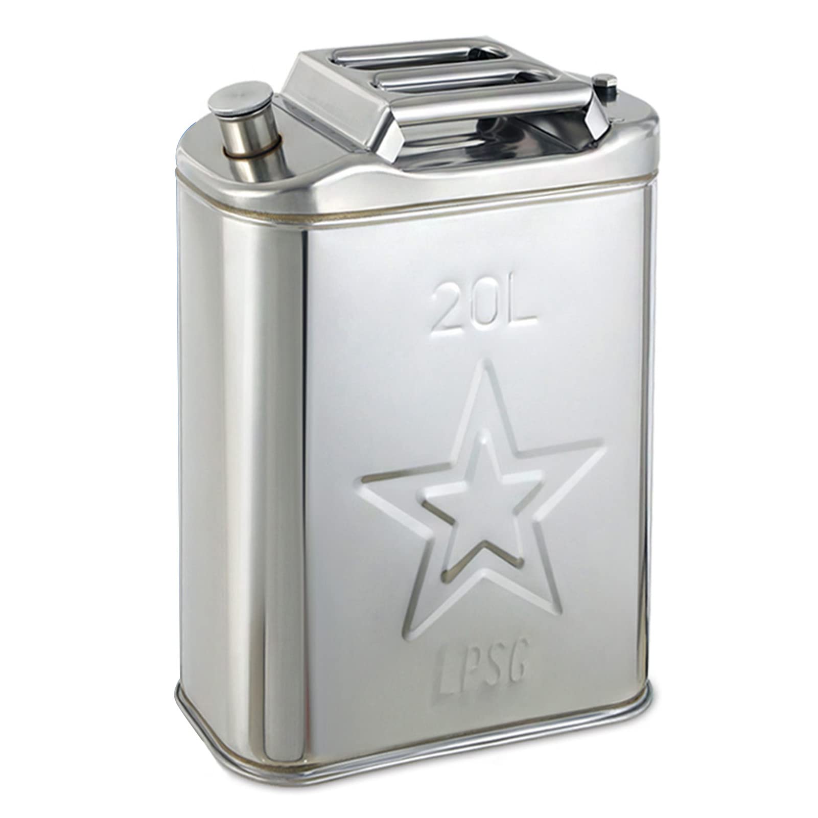 Conteneur de réservoir de carburant essence portable avec tube 20L