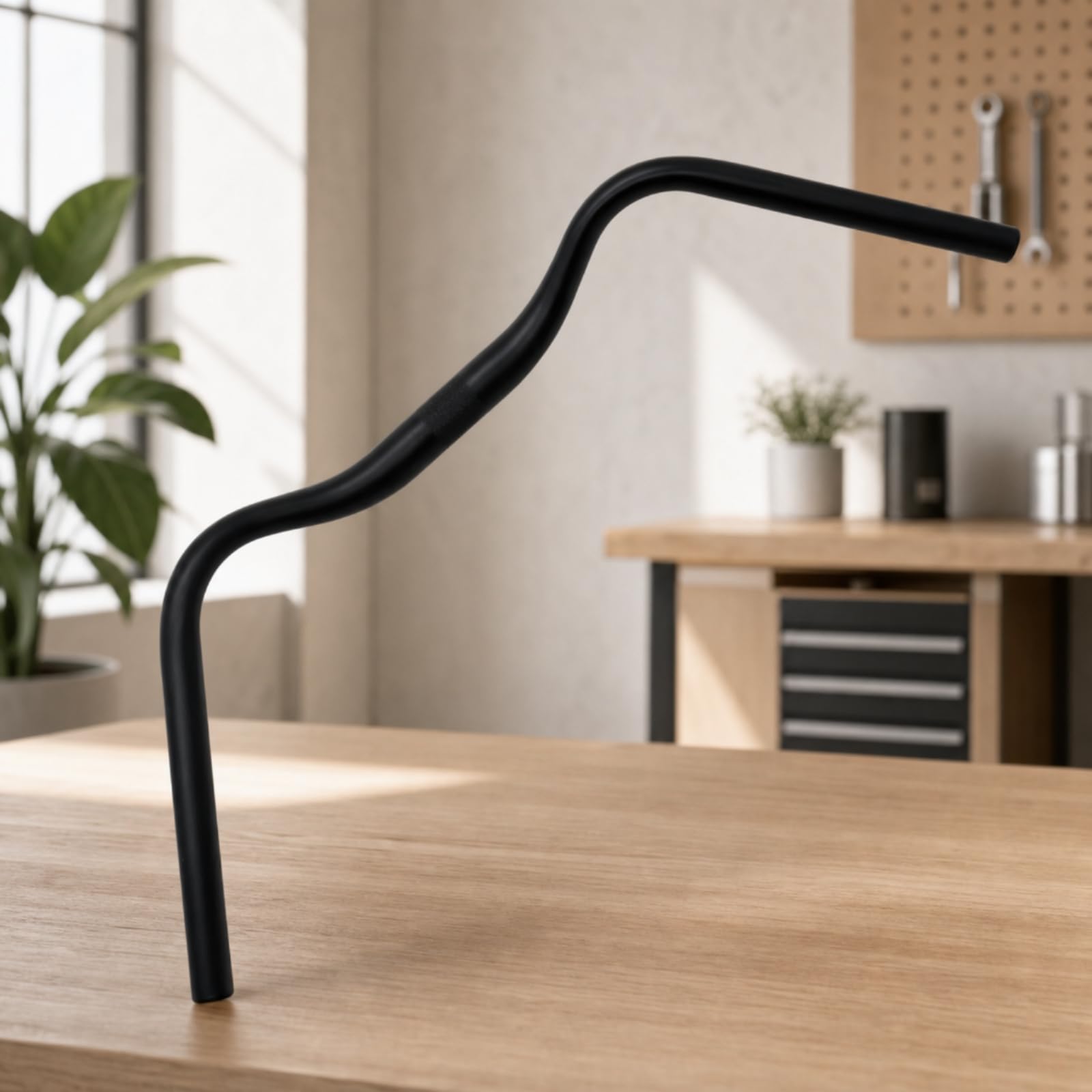 Manillar Aleación Aluminio Ergonómico Manubrio en Forma M Clásico Manillar Bicicleta para Cicloturismo, 660 31.8 22.2mm, style to 1