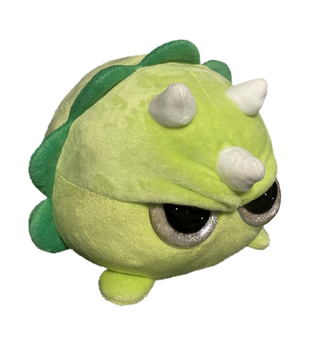 The Grumpy Octopus - Grumpy Dinosaur - Adorable Super Soft Plush Stuffed Animal Toy (Glitter Eyes) - Large 8 Inch - Unique Gift for Kids and Adults