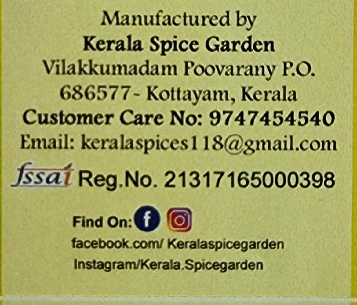 QURA Spice Garden Kadukumanga Pickle | Pepinillo de mango cortado | Estilo Kerala | Orgánico | 500 g de pepinillo de mango (500 g)