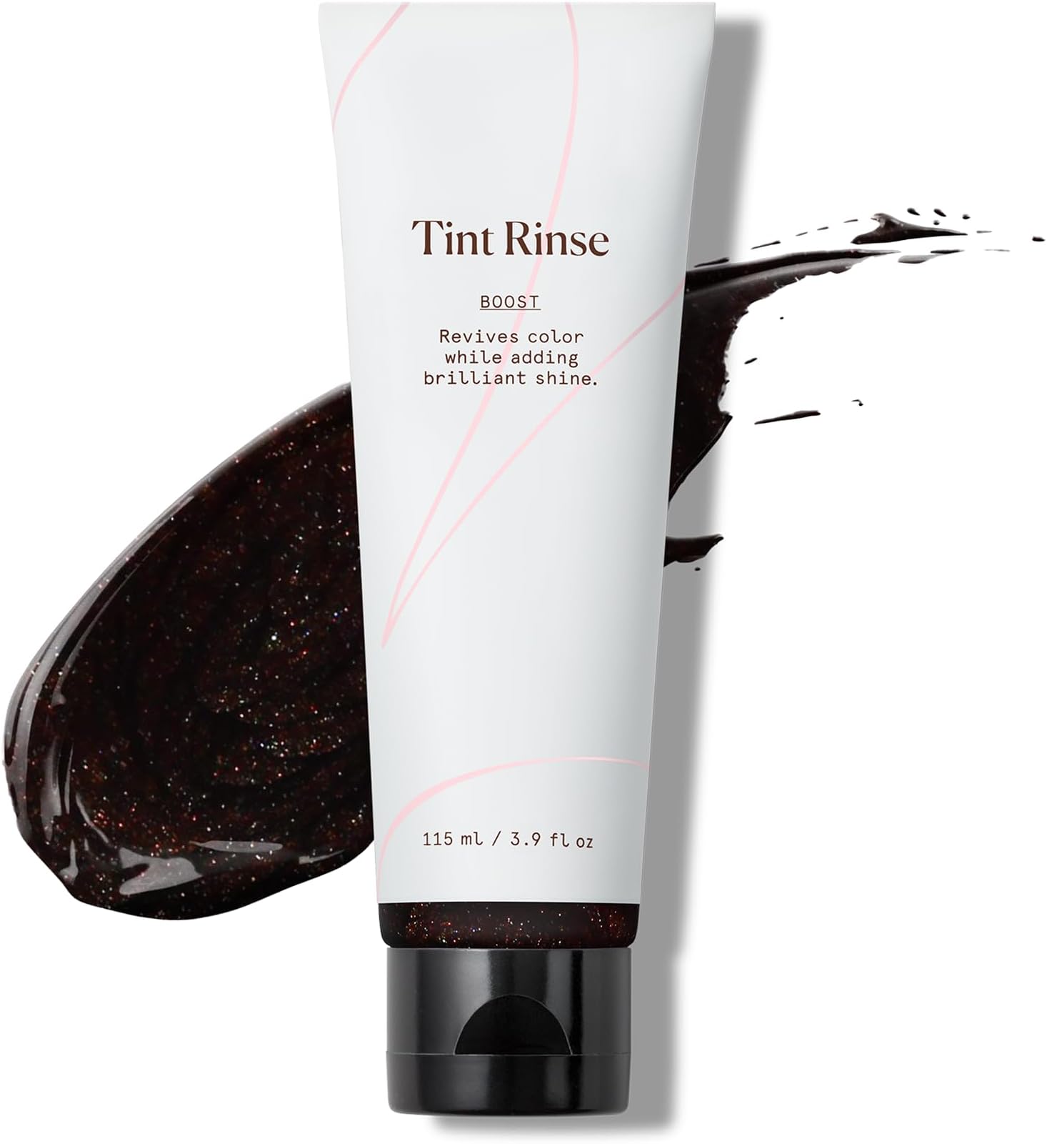 Color Depositing Hair Color Booster Treatment - Tint Rinse Hair Toner & Enhancer - Professional-Grade Mask - Apply with Shampoo & Conditioner (Dark Brunette)