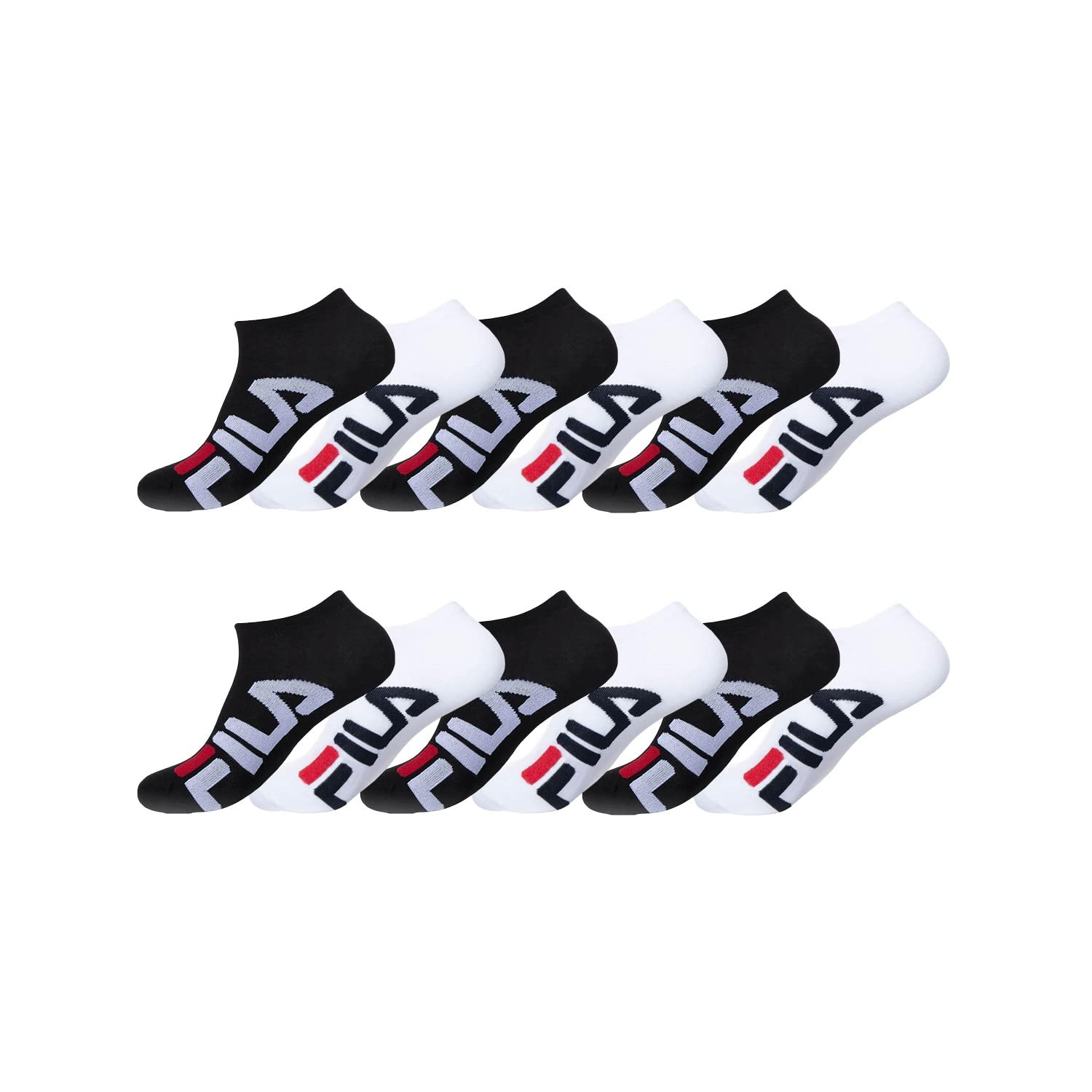 Fila Men's Multicolore Chaussettes Fi/1/Tcx12 Socks, 43/46