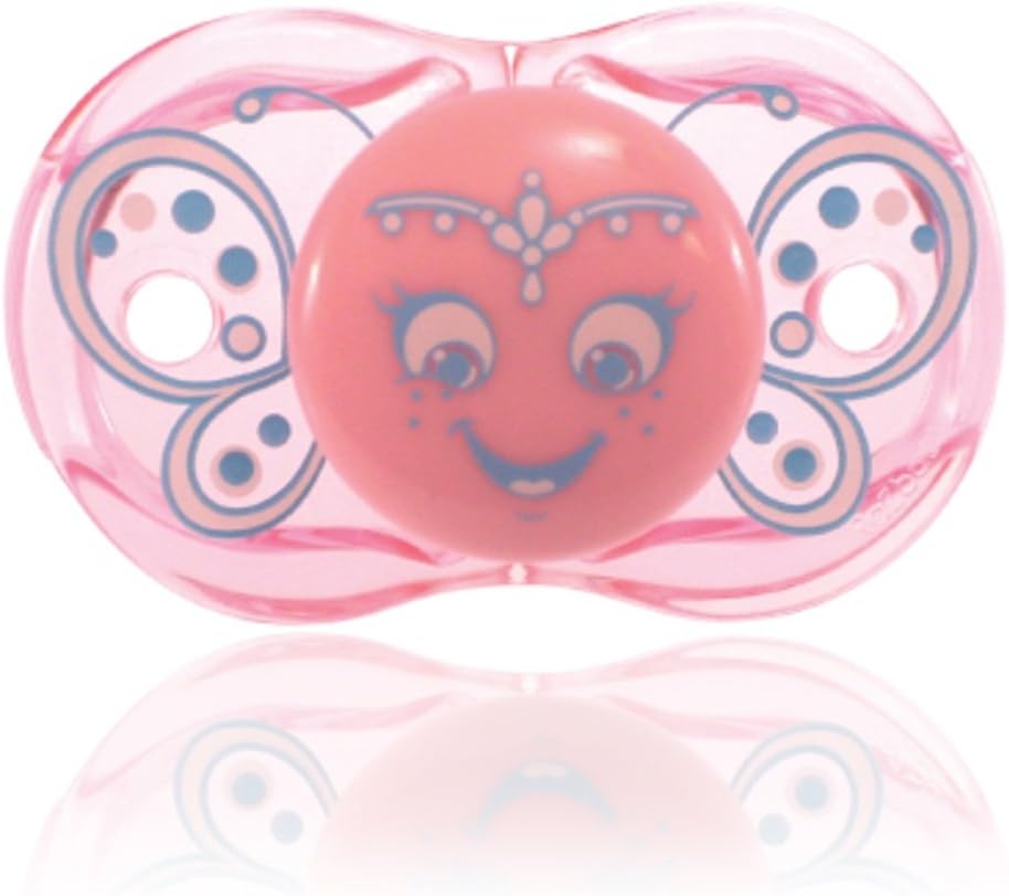 Razbaby Self Closing Pacifier (Pink)