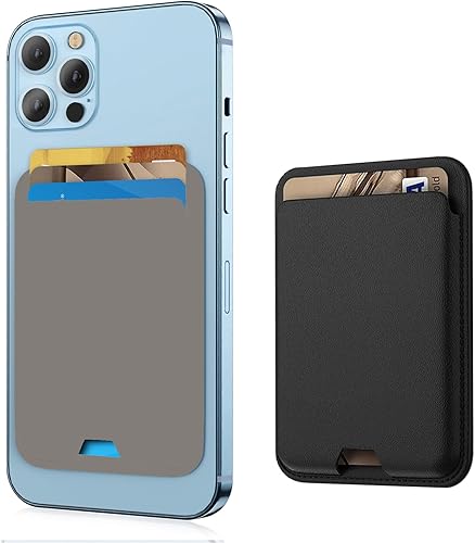 Miniatura 25 de Cartera magnética compatible con MagSafe para iPhone 17 16 15 14 13 12 Pro Max Air Plus modelo, Mag 3 seguro tarjetero adhesivo accesorios