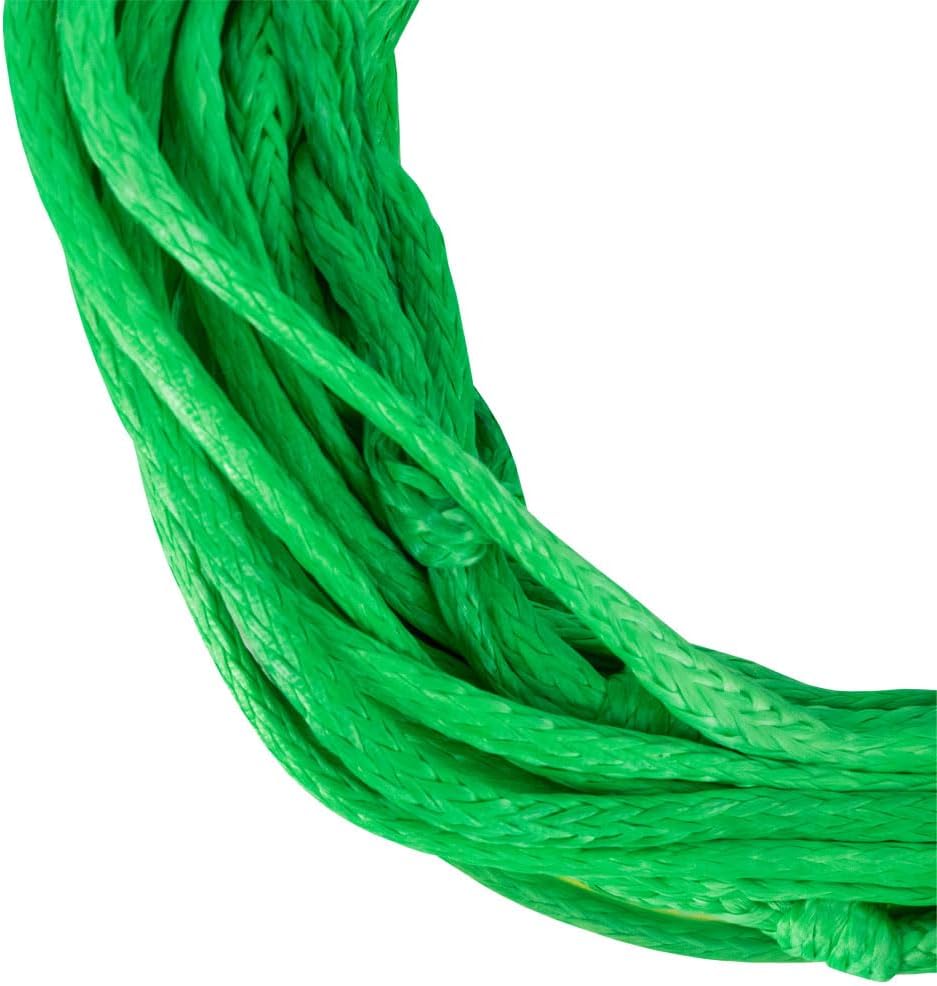 White Knuckle Wake Board Rope, 75ft, Dyneema Mainline, 1500lb Breaking Capacity, 16 Strands