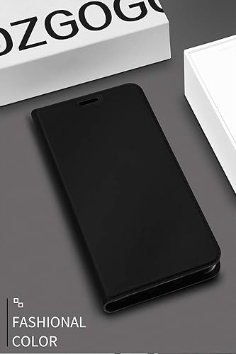 Custodia   Ultra Sottile TPU Flip Folio Custodia con Slot per Schede Funzione Stand per Samsung Galaxy M30 Nero 