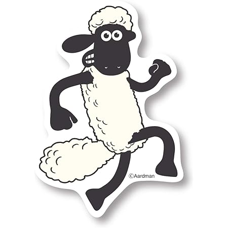 Amazon Co Jp ひつじのショーン ミニステッカー ショーン02 キャラクターステッカー クレイアニメ アニメーション Shaun Lcs1261 Gs 公式グッズ 文房具 オフィス用品