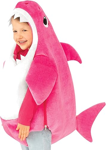 Miniatura 3 de Rubie's Disfraz de tiburón de mamá para niños con chip de sonido, Multicolor -