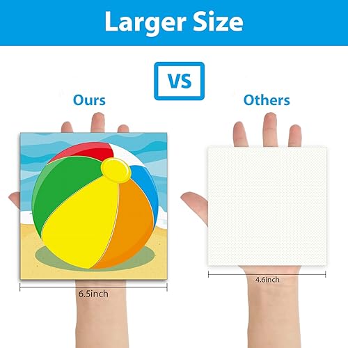 Miniatura 3 de Juego de 50 servilletas desechables para fiesta de playa, para verano, para piscina, suministros de decoración de playa, fiesta de cumpleaños, para