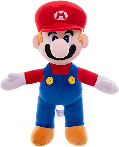 Juguetes de peluche de Mario, grandes regalos para Navidad, Pascua, fiesta de cumpleaños, Año Nuevo para niños y fanáticos (23.6 pulgadas, rojo)