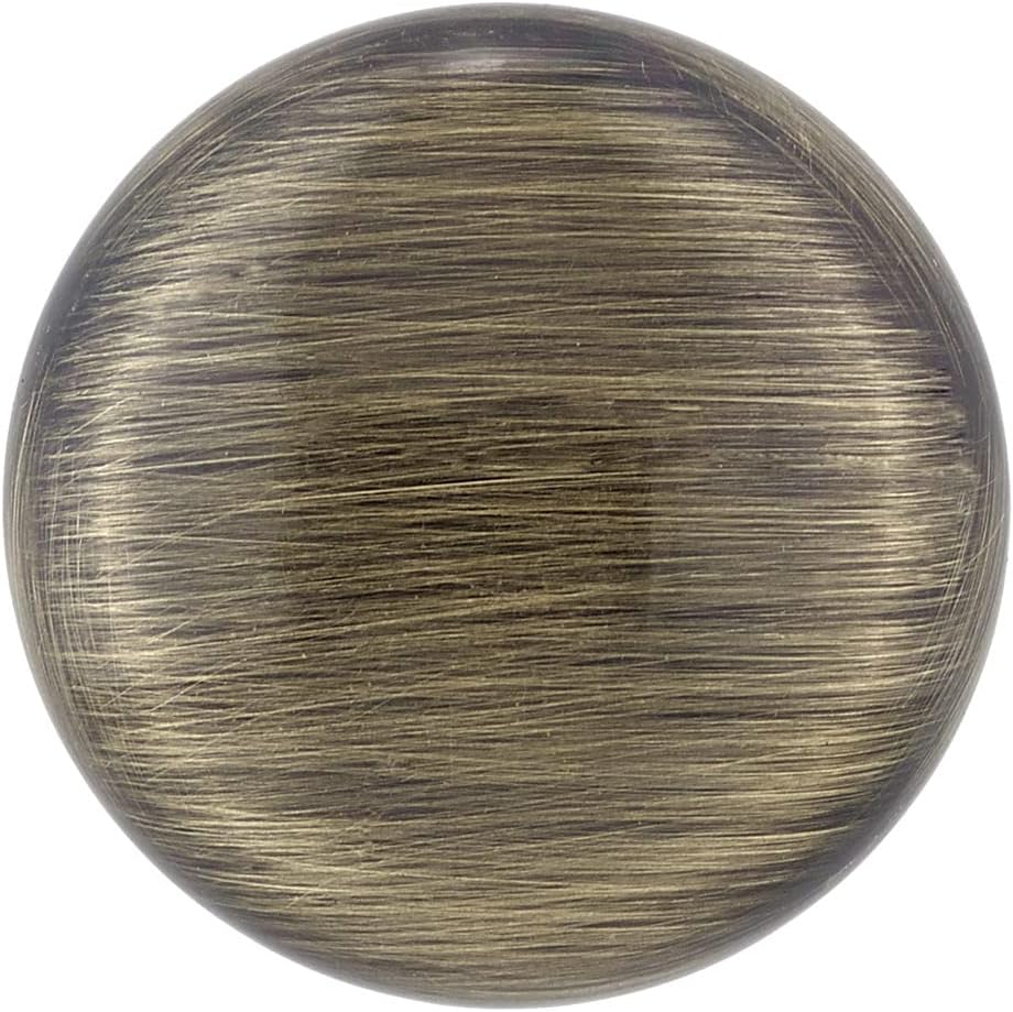 Richelieu Hardware BP3923AE Gatineau Collection 1 1/4-inch (32 mm) Antique English Traditional Cabinet and Drawer Mushroom Knob for Kitchen, Bathroom, and Furniture