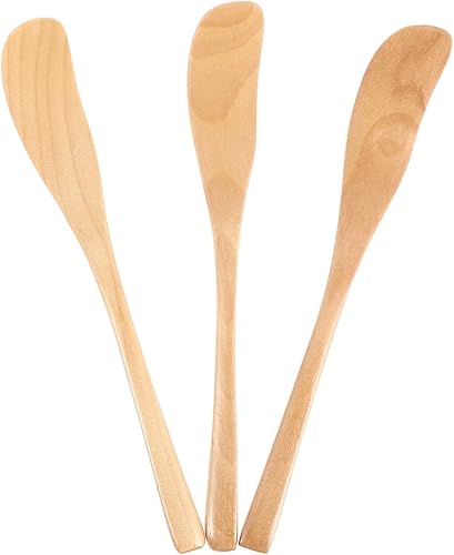 3 unids estilo japonés raspador de madera mantequilla espátula de silicona suministro de cocina Gadget cocina cocina cortador de madera suministro