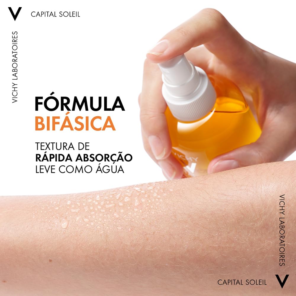 Vichy, Capital Soleil, Água Solar Protetora Hidratante Corporal, FPS50, 200ML em promoção! Veja a oferta e mais achadinhos de Corpo 5 Hoje é o melhor dia para comprar Vichy, Capital Soleil, Água Solar Protetora Hidratante Corporal, FPS50, 200ML com aquele preço maroto! Promoção! Aproveite a oferta! 5