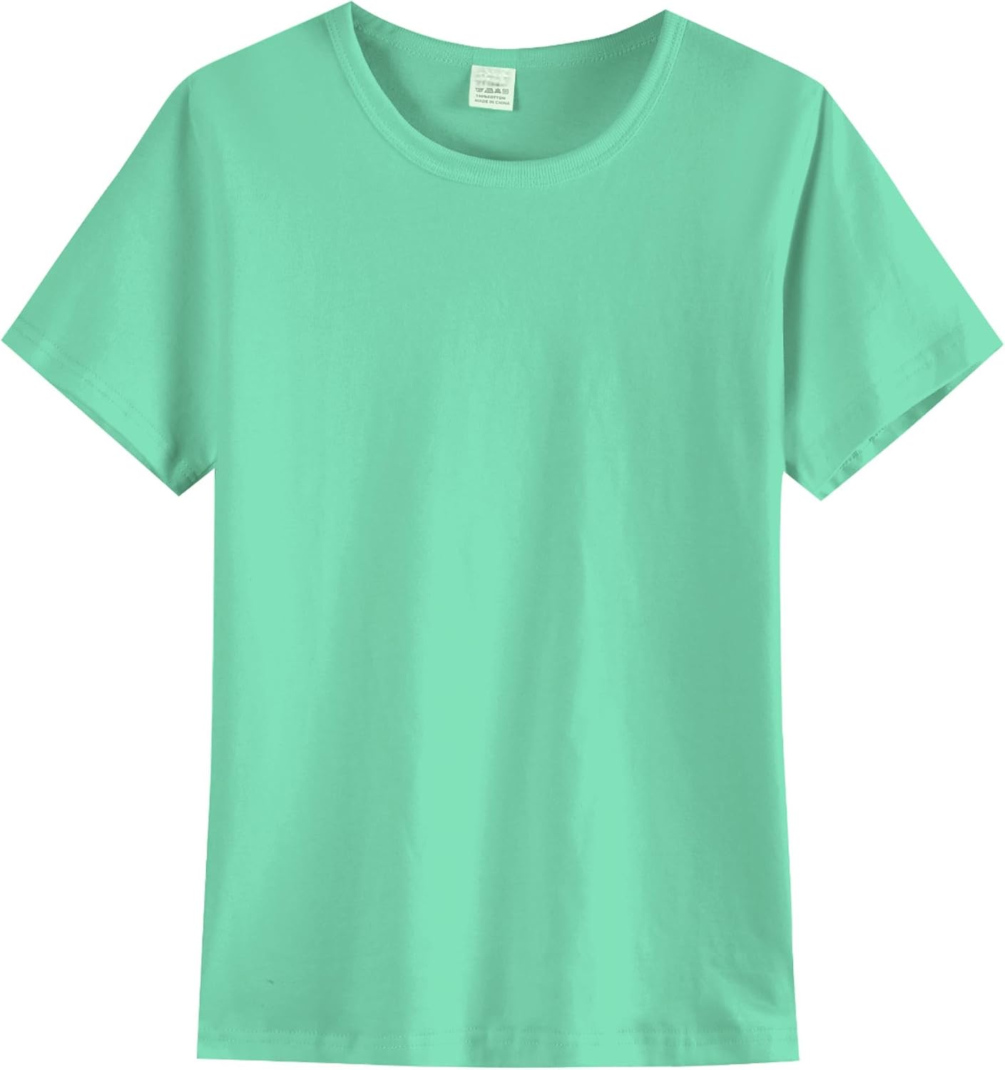 Cotton Kids T-Shirts Short Sleeve Summer Crew Neck Basic Tops for Boy & Girl&Toddlers