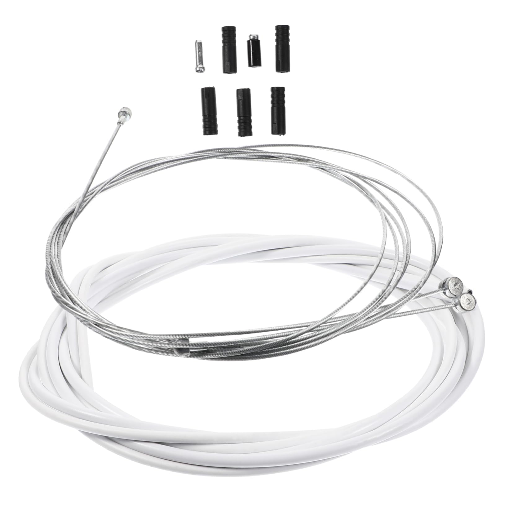 Mikinona 1 Set Bicycles Brake Cable Kit High Tension Brake and Derailleur Cable Housing for Mountain and Road Bikes Durable and Cold Heat Resistant Design Easy to Use and Install
