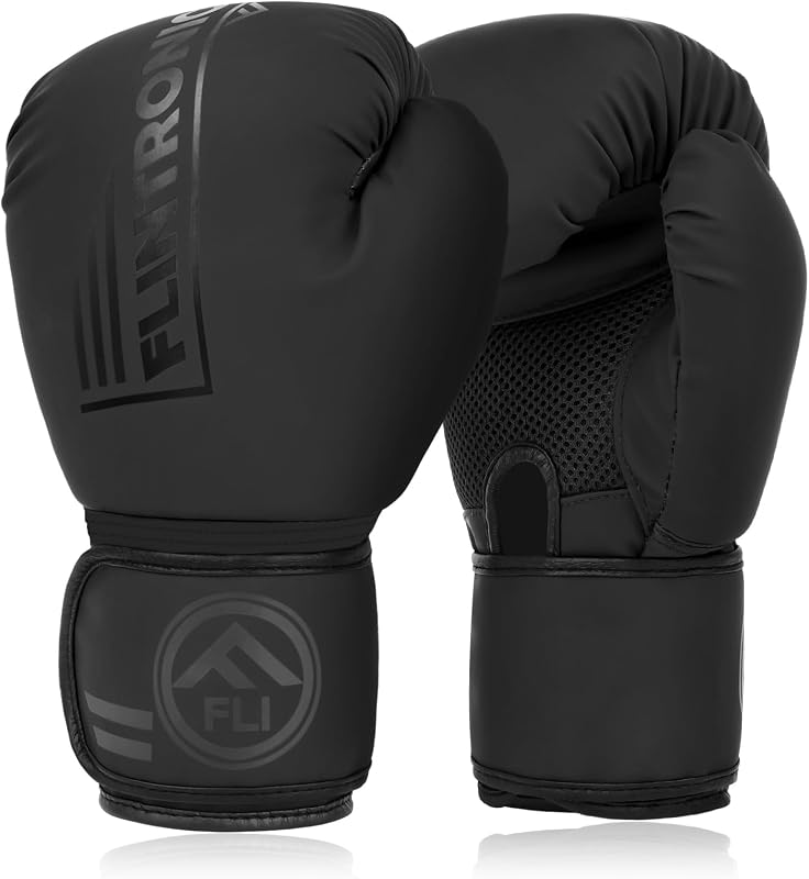 Flintronic Boxkesztyű Muay Thai MMA Kickboxing Férfi Női Edzés Sparring