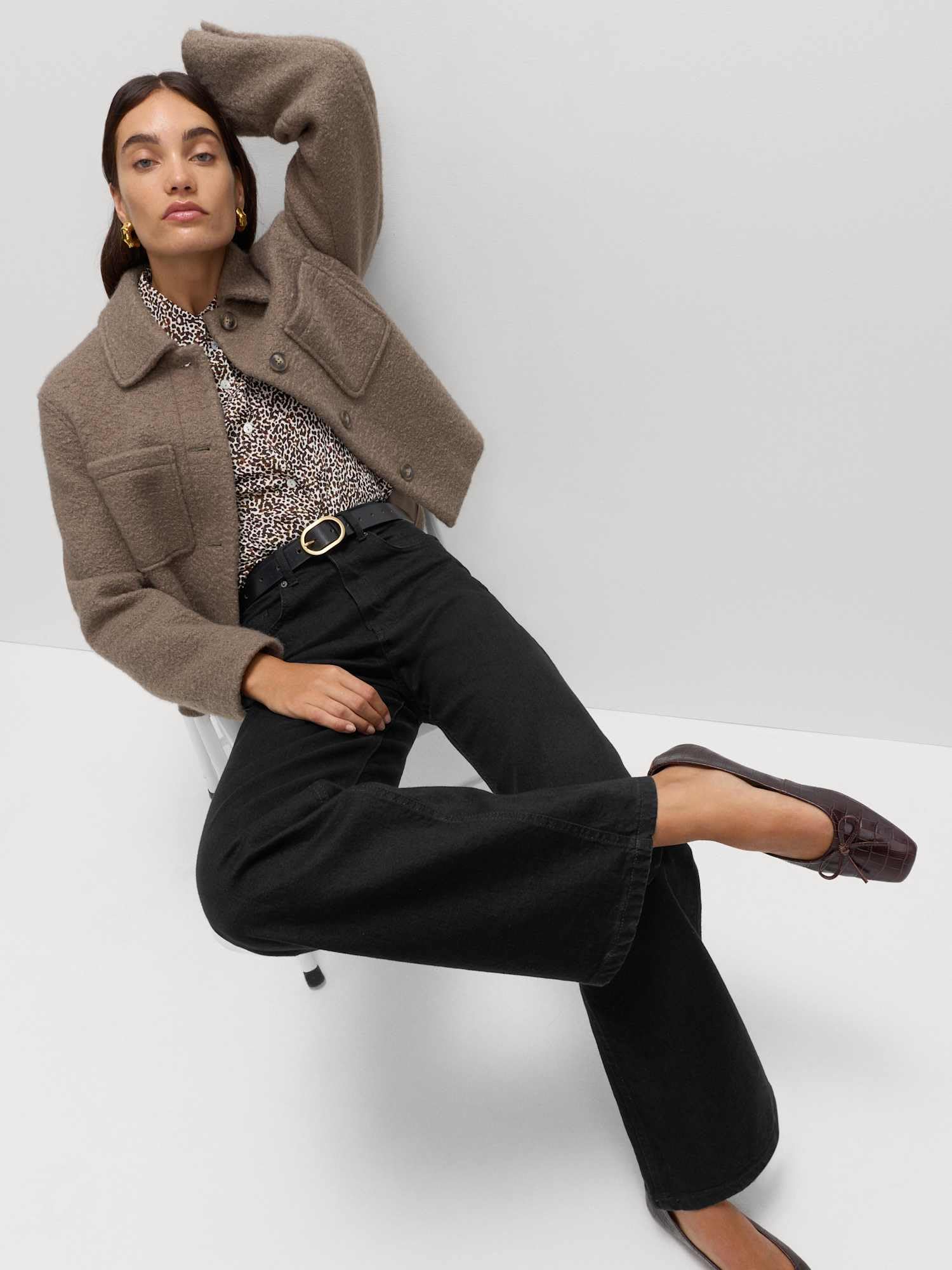 Marks & Spencer Damen Baumwolle Hose Regular | Mit mittlerem Bund, Beinform: Weites Bein, Waschung: Dunkelblau, Zum Reinschlüpfen, Leicht
