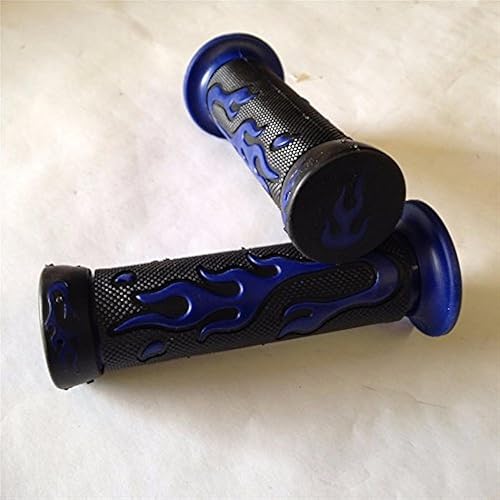 -Flame Gel Style H Grips BLUE ATV QUAD Compatible con KAWASAKI POLARIS SEADOO BOMBARDIER JET SKI ATV FOREMAN RECON RINCON Brute Force Prairie ATV