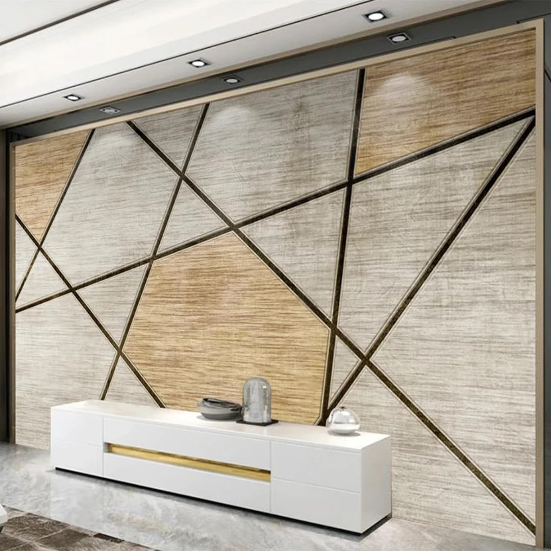 Décor mural abstrait 3D pour salon et chambre moderne