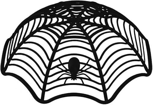 Creative Spider Web Galleta Frutas Candy Plate Basket Bowl Halloween Funny Party Decor Negro