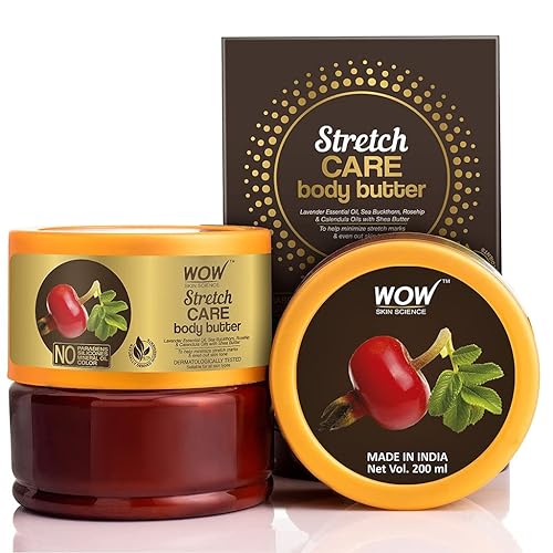 WOW Skin Science - Mantequilla de karité corporal de lavanda manteca de karité pura para la piel manteca corporal loción para la piel seca crema de