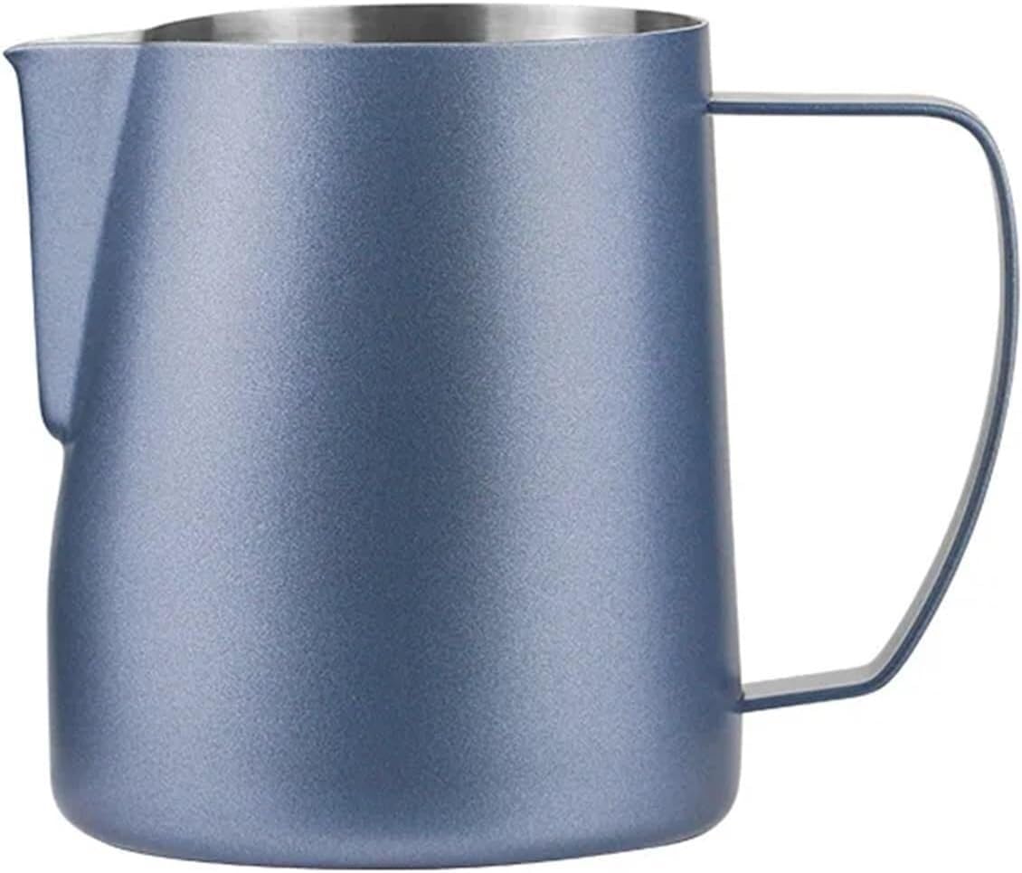 Dzbanek na mleko, dzbanek do spieniania mleka, 450/700 ml kawy Espresso Profesjonalna pianka mleczna Latte Art Narzędzia do robienia Domowy barista Akcesoria kuchenne Akcesoria baristy (700 ml, niebie