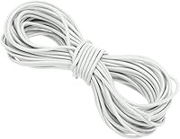 Vista 64 de PATIKIL Cuerda elástica elástica de 109 yardas (328.1 ft), cuerda elástica pesada de 0.059 in, albaricoque para manualidades, correas de gancho