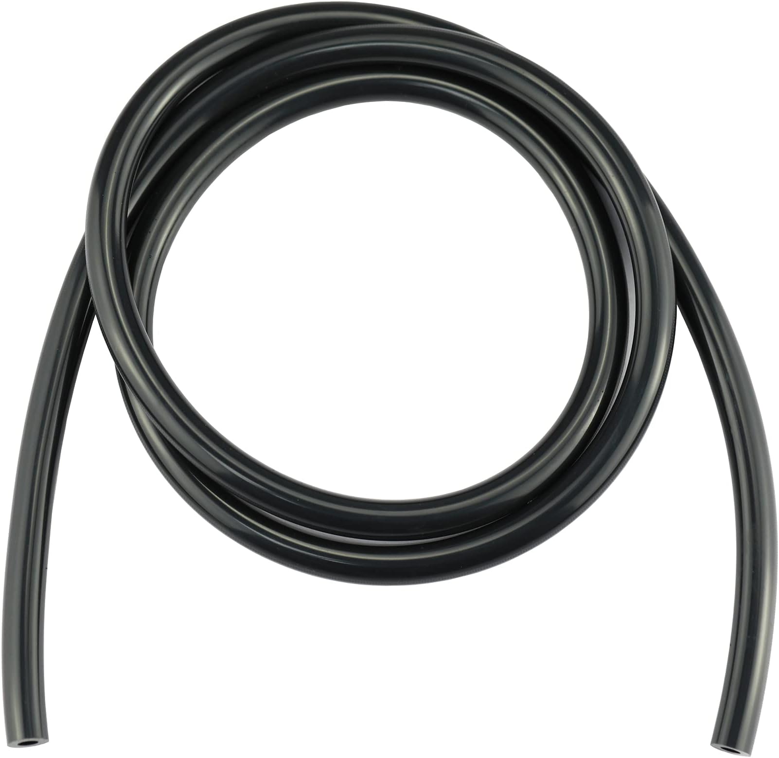 5FT ID 1/4" (6mm) High Temperature Silicone Vacuum Tubing Hose 130PSI Max Pressure Black