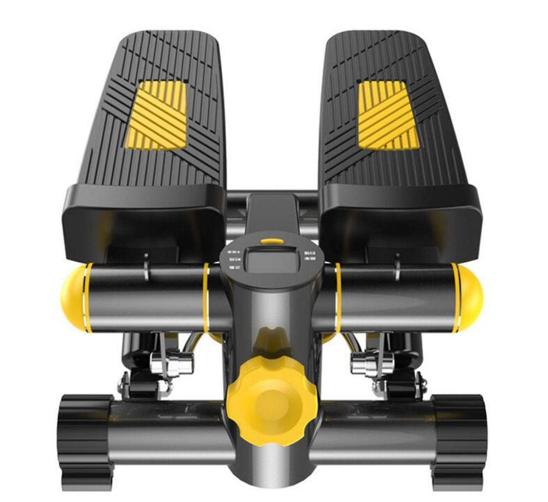 Stepper,Cinta de Correr Báscula para Bajar de Peso Bicicleta estática de pie Mini Entrenador elíptico Pedal con Resistencia Ajustable y Pantalla Ejercicio Fitness Peddle