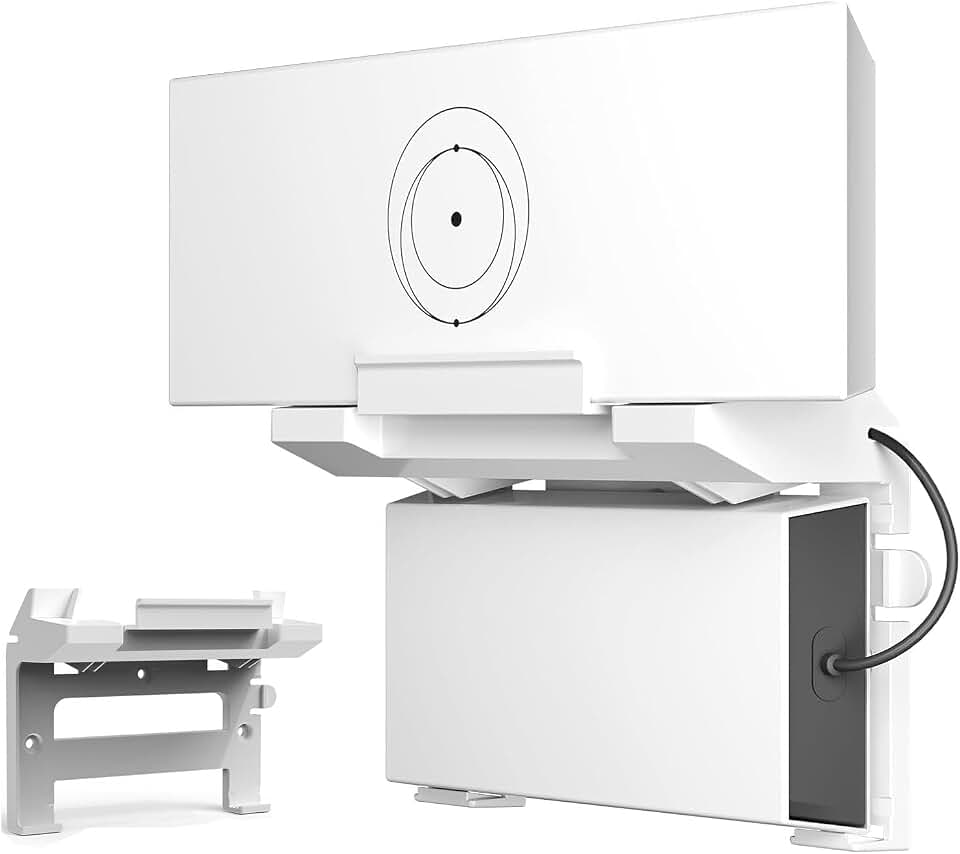 Suporte Starlink Gen 3, 2 em 1 Starlink padrão V3 Mesh Router e suporte de fonte de alimentação Gen 3, acessórios para kit de satélite de Internet Star Links, suporte UTR-32, suporte ABS