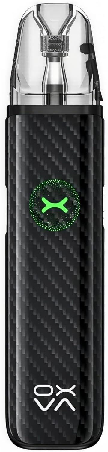 OXVA Xlim Go 2 Kit [Black Carbon] - E-cigarette Vape Kit, 1500mAh Battery - WORKS WITH: XLIM EZ and XLIM Pods - 30W, All Vaping Style, Top Fill, Inhale Activated, Adjustable Airflow - Nicotine Free