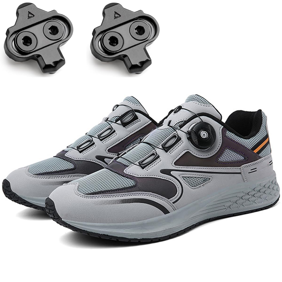 Scarpe da Ciclismo Uomo Donna, Scarpe da Mountain Bike | Scarpe da Equitazione MTB Compatibile con Shimano SPD 2-Bolts Pedals per Interni ed Esterni
