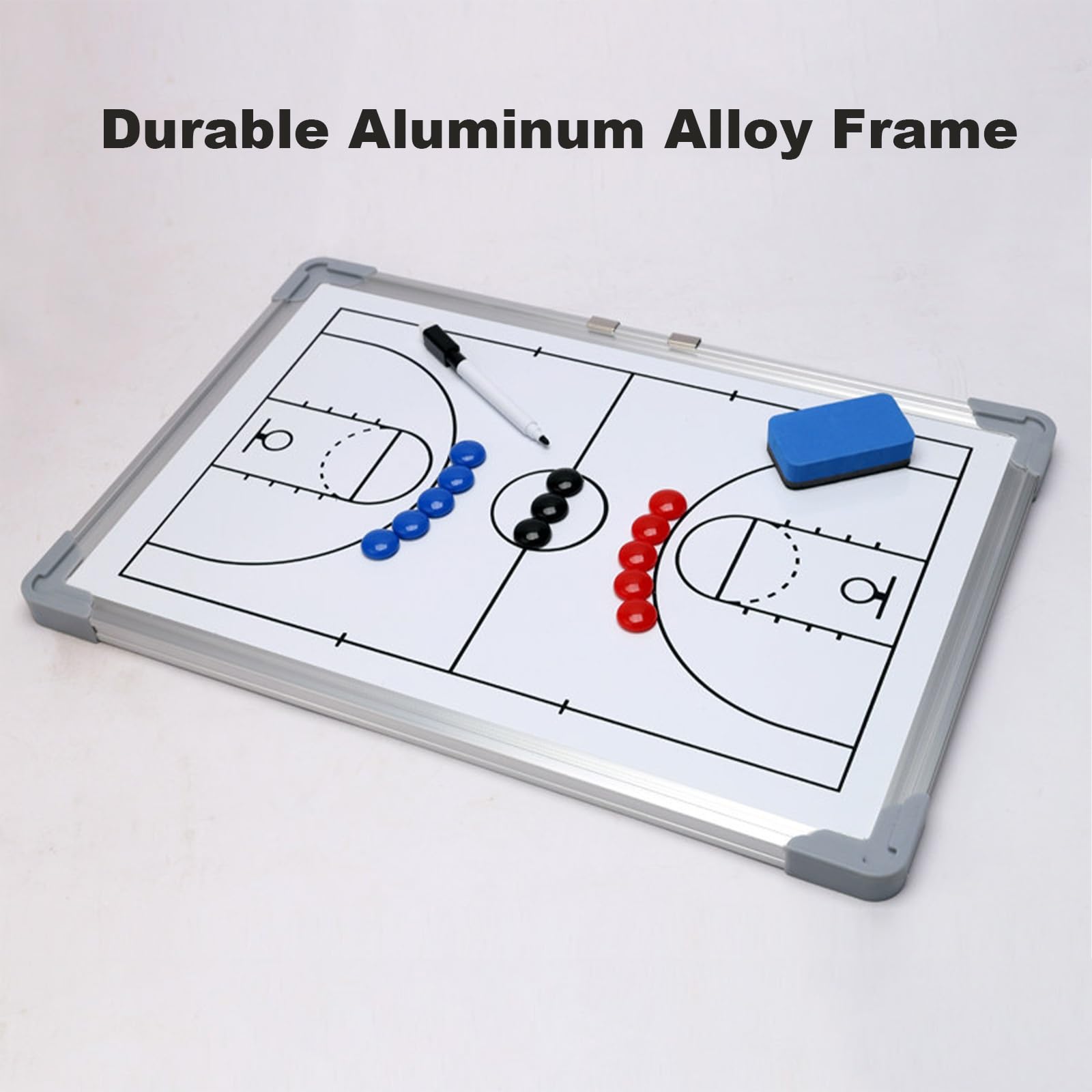 Magnetica Allenatore di Board Portatile, Coaches Lavagna Tattica, Cancellabile, Ideale per Esercitazioni Tattiche e per Annotare I Punti Chiave