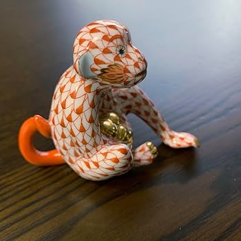 ヘレンド　小物入れ　猿 ヘレンド商品 ファンタジー