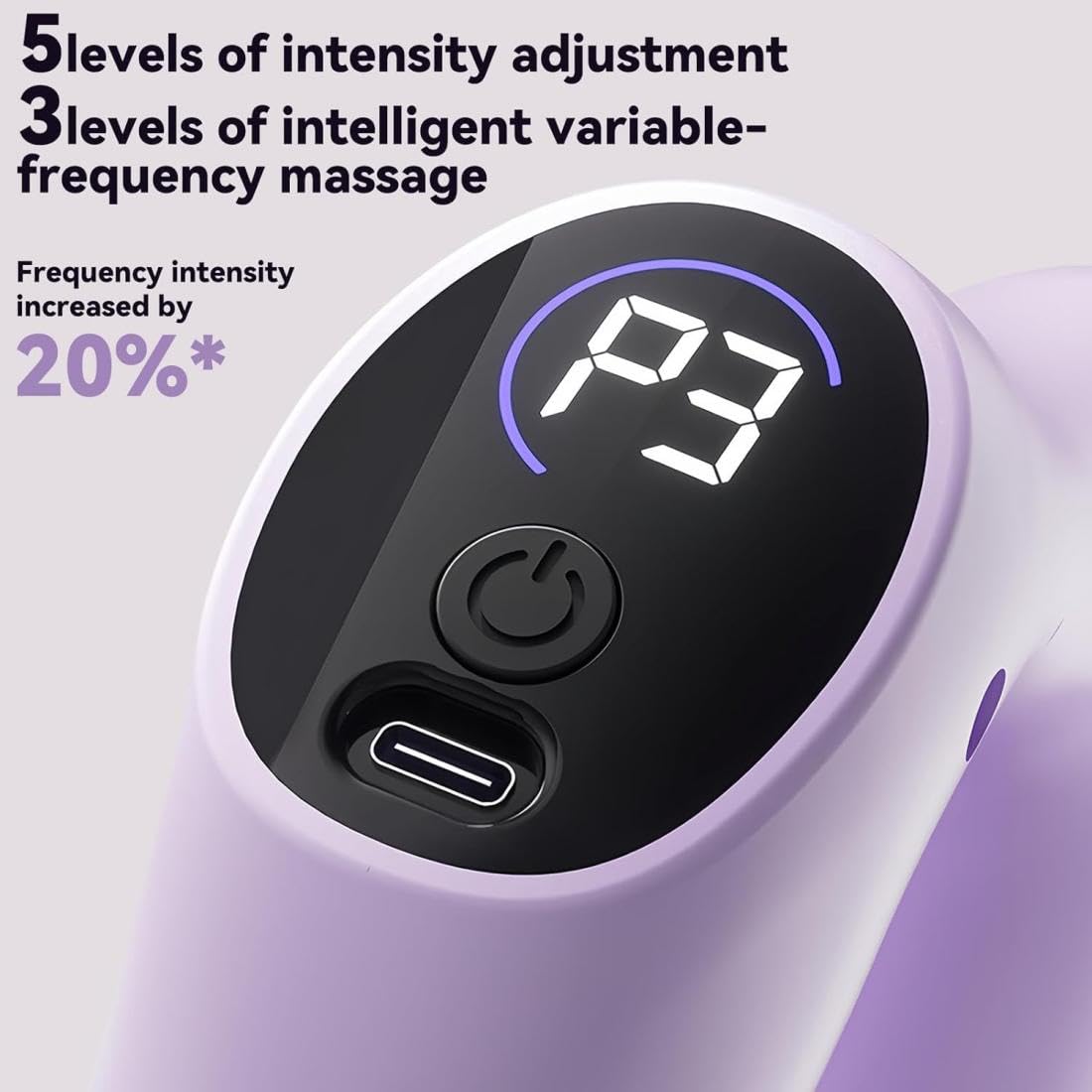 Multifunktionaler Ganzkörper-Faszienring, ergonomisches elektrisches Faszienmassagegerät, 3 Modi 5 Stufen einstellbar, multifunktionales Faszienwerkzeug für Rücken, Beine, Arme, Muskelentspannung