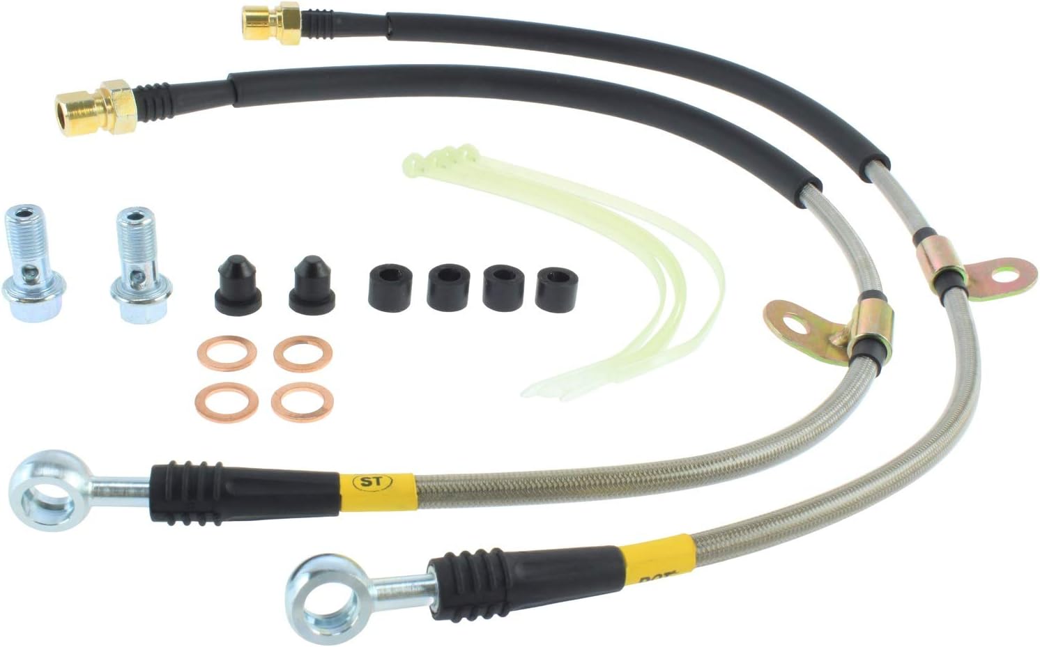 StopTech Stainless Steel Braided Brake Line Kit (rear)