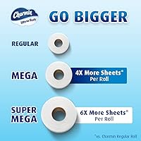 Vista 7 de Charmin Papel higiénico ultra suave, 18 rollos súper mega 108 rollos regulares