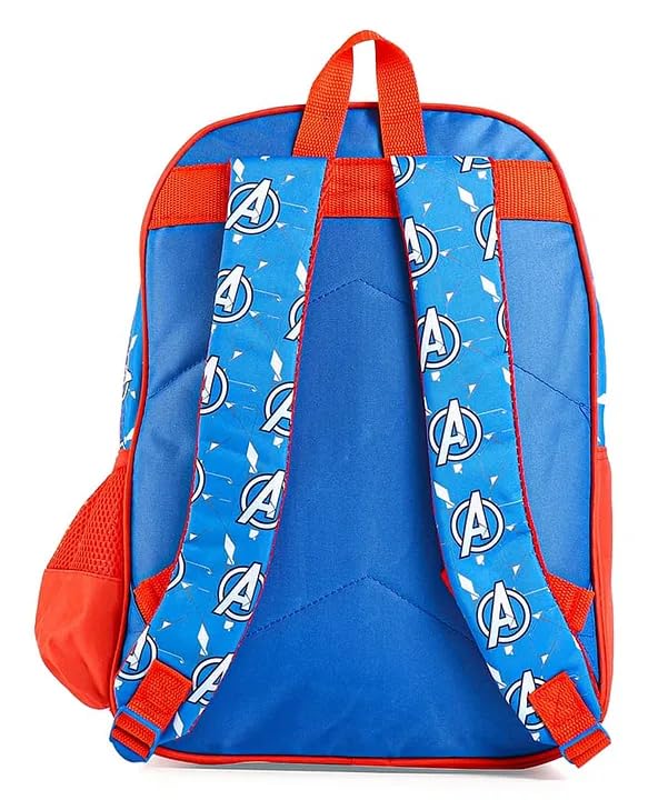 Image of STRIDERS Avengers Power Pack School Backpack for Kids - Bold, Lightweight, Durable Backpack with Padded Comfortable Straps & Spacious Compartments - Ready for Action