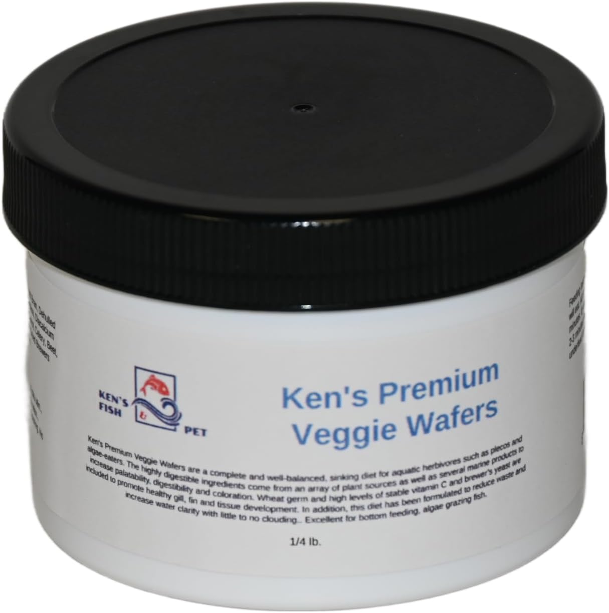 Ken's Fish & Pet Premium Veggie Wafers (3.5 lb. Jar)