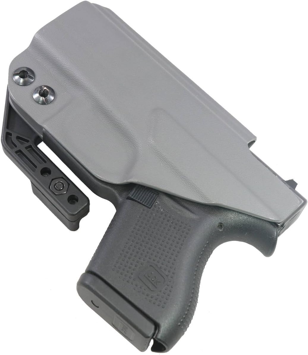 Fierce Defender IWB Kydex Holster Compatible with Glock 43 -Paladin Series- Made in USA-