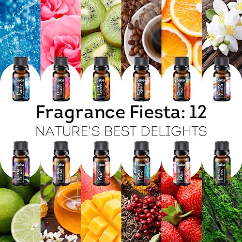 12 Essential Oil Blends Set for Diffuser, Premium Candle & Soap Making Fragrance Oils, Unique Essentials Oil Scents for Home & DIY Crafts, Candle Making Supplies Pure Aromatherapy Oils for Humidifiers - Image 5