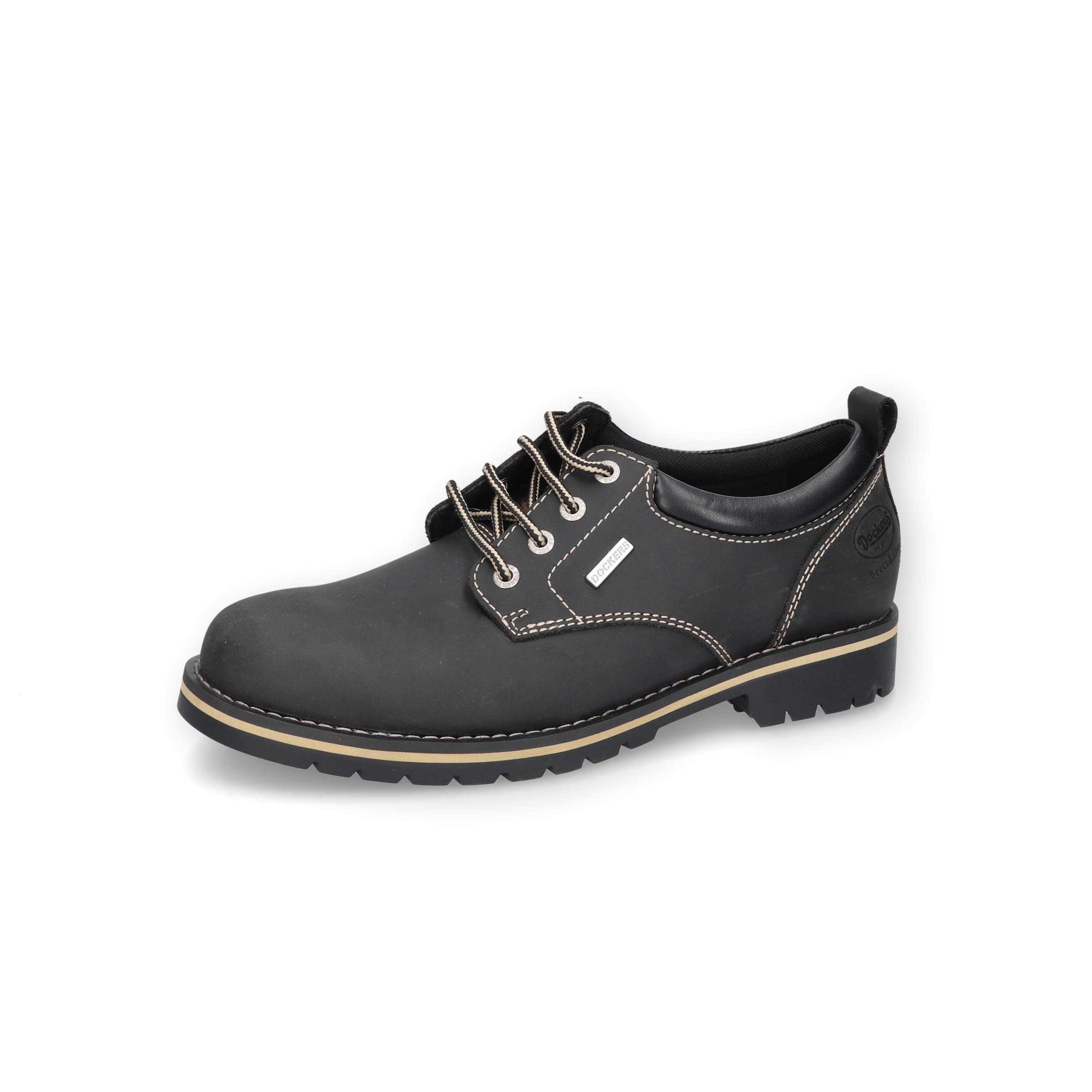 Dockers by Gerli Heren veterschoen in bruin, 380 donkerbruin, 43 EU