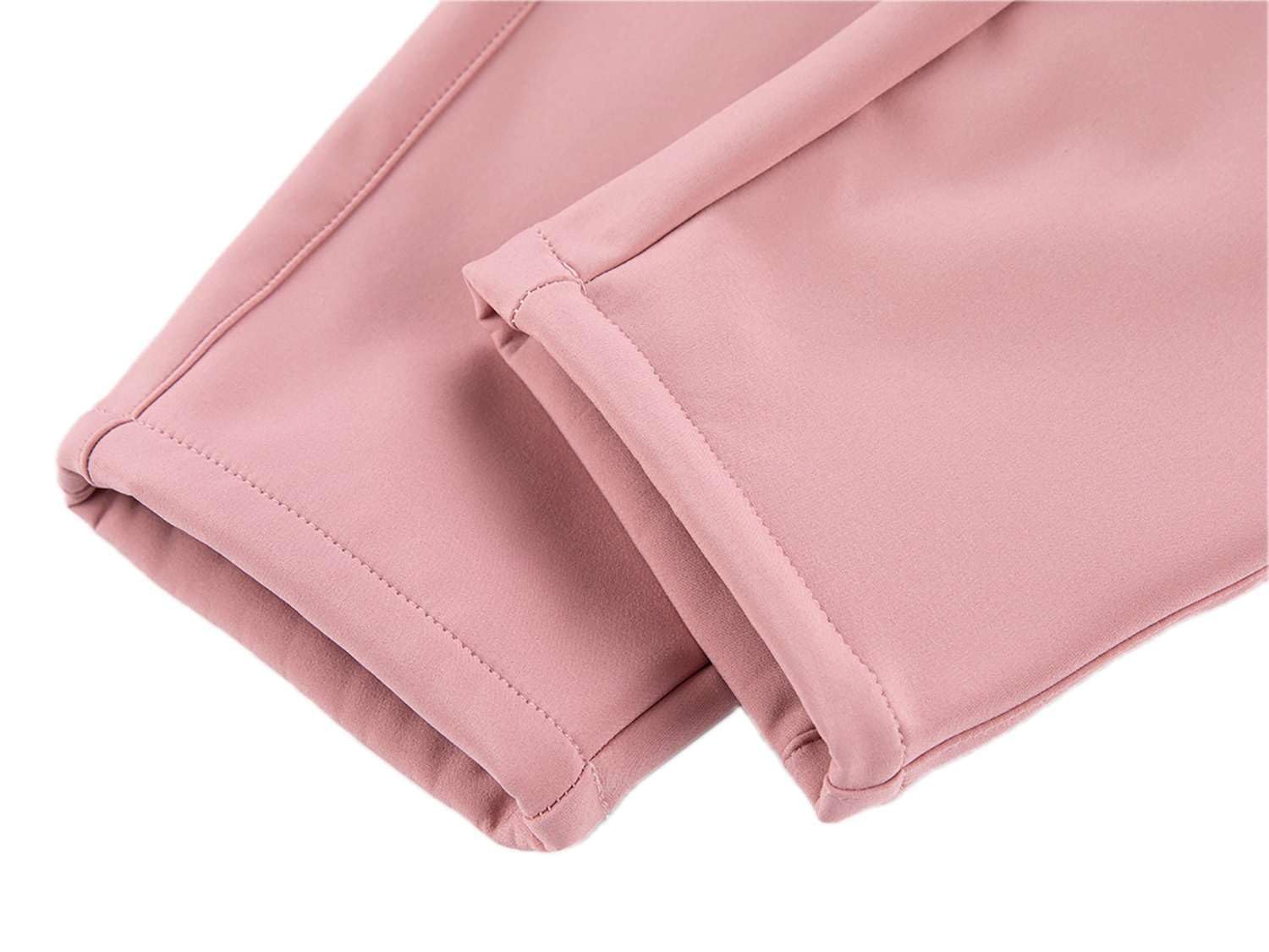 Echinodon Kinder Softshellhose Gefüttert Hose Wasserabweisend Winddicht Warm Jungen Mädchen Outdoor Wandern Hose Herbst Winter