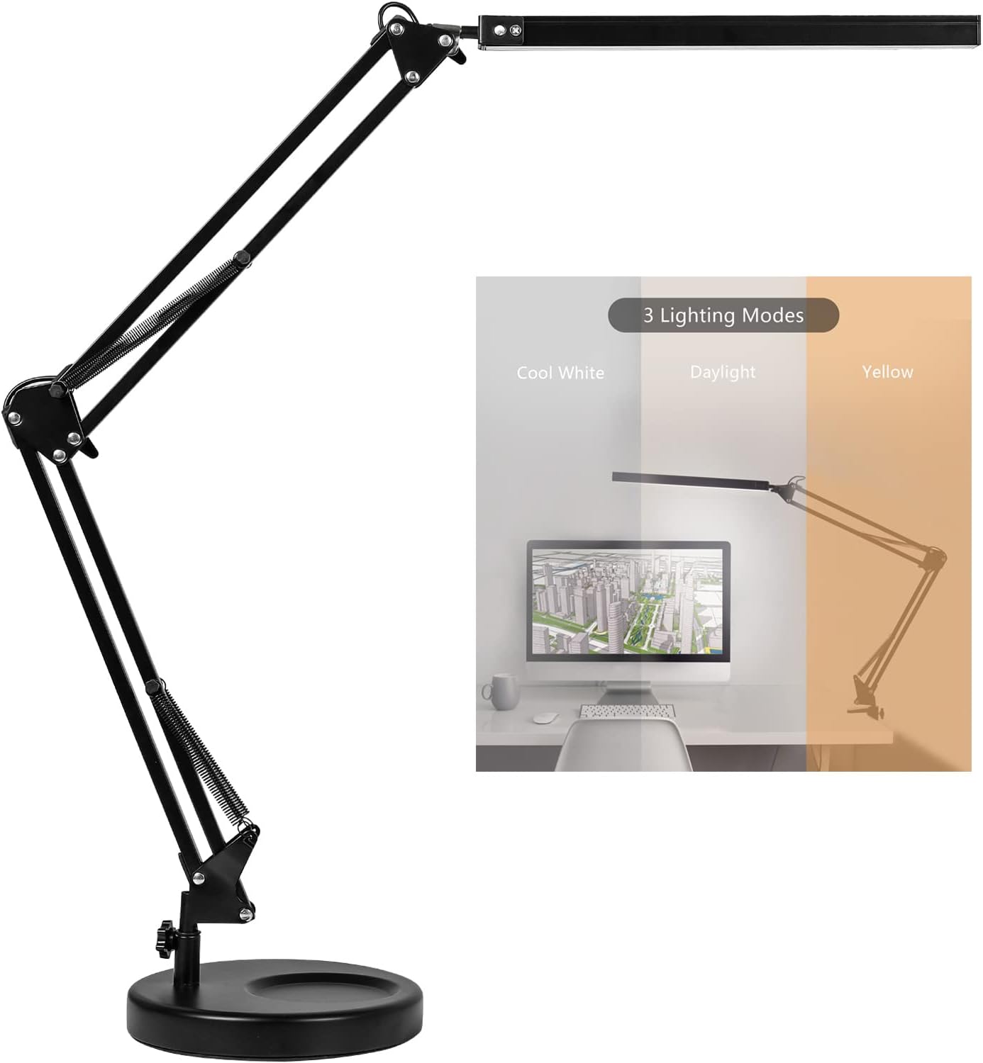 Xiaomi Lampe de bureau LED Smart Mi LED Desk Lamp 6 W 4 modes d'éclairage Température de couleur